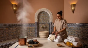 hammam à domicile à Marrakech avec kinésithérapeute