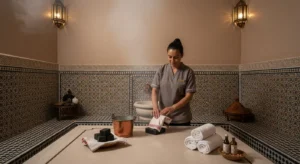 hammam relaxant à domicile Marrakech riad villa hôtel