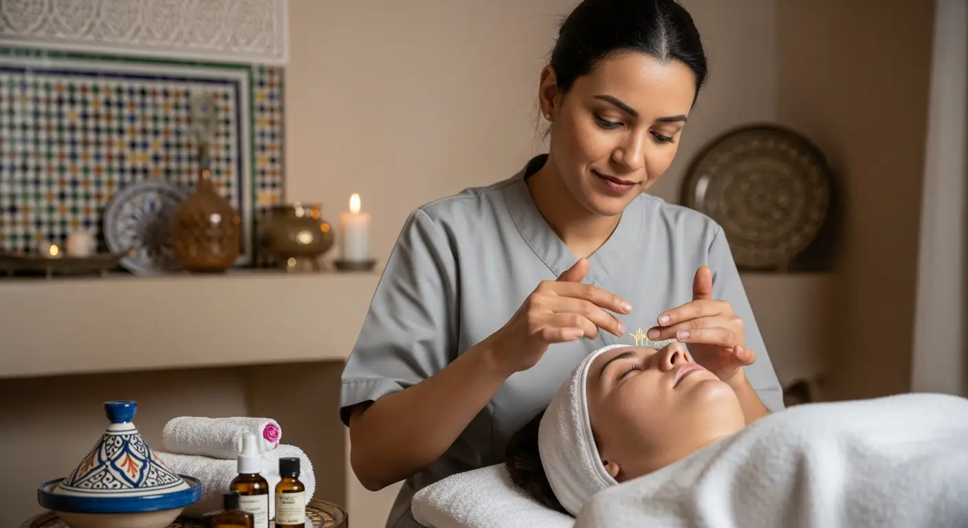 soin visage naturel à domicile Marrakech huile d’argan