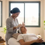 soin visage professionnel à domicile Marrakech