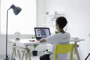 working at home